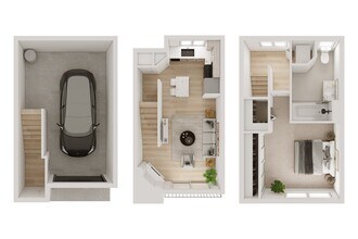A1TA- Townhome T-0708T floor plan